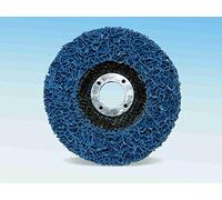 DISCO POLIFIBRA SU FIBRA 115mm BLU SVERNICIATURA LEGNO METALLI