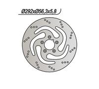 DISCO POSTERIORE NG HARLEY DAVIDSON FXSTDI SOFTAIL DEUCE F.I. 1450 2000 2003