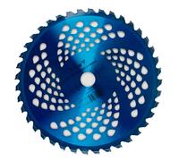 Disco professionale per decespugliatore con 40 denti in tungsteno anodizzato blu