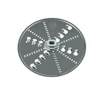 Disco reversibile grossolano/fine per robot da cucina originale Bosch Siemens 12007726 utilizzato in MCM MK per grattugiare frutta e verdura grossolane o fini