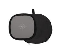 Disco Riflettente Pieghevole A Tre Lati con Manico, Grigio/Bianco, Scheda di Bilanciamento Della Luce, Diffusore di Luce 3in1, Tavola di Messa A Fuoco