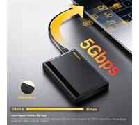 Disco Rigido Esterno Portatile Kodak P190 5Gbps USB3.0, Disco Rigido Esterno da 500GB 1TB, Archiviazione ad Alta Capacità per PS4/Xbox/PC