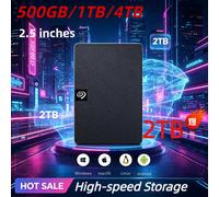 Disco Rigido Esterno Portatile OEM Seagate Expansion 500GB 1TB 2TB USB3.0 2.5 Pollici per Mac Xbox PS4 PS5