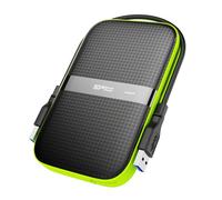 Disco rigido esterno - Silicon Power - Armor A60 4To Verde - Resistente alle cadute USB3.2