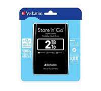 Verbatim Disco rigido portatile Store 'n' Go USB 3.0 da 2 TB Nero