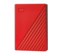 WD 6TB My Passport, HDD portatile USB 3.0, con software per gestione di dispositivi, backup e protezione tramite password - funziona con PC, Xbox X, Xbox S, PS4 e PS5, Rosso