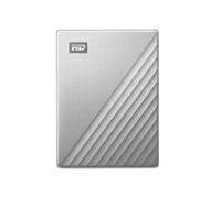 WD 4TB My Passport Ultra for Mac, Hard Disk Esterno Portatile, USB-C, USB 3.2 Gen 1/USB 3.0, Protezion con password, Software per la gestion e il backup, Formatto per MacOS, Argento