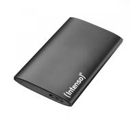 Disco rigido Intenso SSD da 2 TB, 1,8" 0,5 Gbps, USB 3.2 Gen1, alluminio nero + schermo