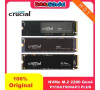 Disco rigido interno SSD Crucial P3 Plus da 1 TB 2 TB PCIe Gen4 NVMe M.2 (pacchetto OEM) e SSD da 1 TB Crucial NVME 2280 P310 da 1 TB e SSD da crocico T500 da 1 TB