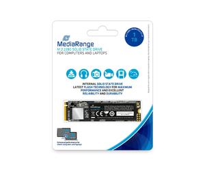 Disco rigido MediaRange MR1033 PCIe NVMe M.2 da 1 TB, 2200 MB/s + ottimizzazione per il gaming