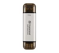 Disco Rigido Transcend ESD310 1TB SSD USB Type-A/C 10 Gbit/s Argento
