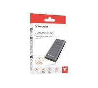 Disco Rigido Verbatim TurboMetal SSD Portatile 1TB USB-C 40 Gbit/s