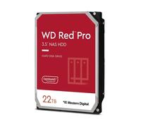 WD Red Pro 22TB NAS Hard Disk Interno 3,5" - 7200 RPM, SATA 6 Gb/s, CMR, Cache da 512MB