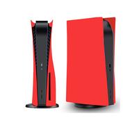 Disco rosso per la cover frontale della PS5 Disc Edition, guscio in plastica rigida, console, disco sostitutivo