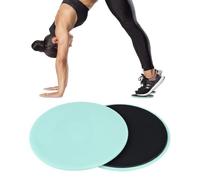 Disco Scorrevole, 2PCS Disco Scorrevole a Doppio Lato Esercizio Core Multifunzione Slider Sport Allenamento Completo del Corpo per Fitness Palestra, Casa, Yoga, Pilates (Verde Chiaro)