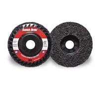 Disco Scotch-Brite Clean and Strip xT Pro, Con Supporto in Fibra, S xCRS | 180 mm x 22 mm, 1 Pezzo