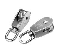 Disco singolo Blocco 304 Acciaio Inox Disco Blocco Blocco Filo Gru Gru Galleggiante Sollevare Puleggia Pesante