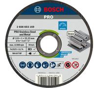 Disco smerigliatrice Bosch Ø 115x1x22,23 mm 10 pz Nero-grigio