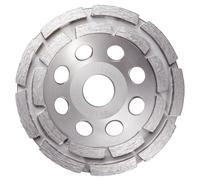 Disco Smerigliatrice Diamantato 100 x 22,23 Doppia Fila, per Cemento, Pietra,