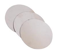 Disco Sottile in Acciaio Inossidabile da 100 Mm, Spessore 0,05 Mm 0,1 Mm 0,2 Mm 0,3 Mm 0,4 Mm 0,5 Mm 1 Mm 2 Mm Lamiera Circolare in Metallo (Color : 100mm, Size : 1.0mm)