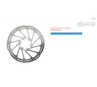 Disco Sram Centerline 1-pezzo DISCO CENTERLINE 140mm 6F ROUNDED SAC