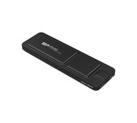 Disco Duro Silicon Power 512GB SSD 1050MB/s PX10 USB Tipo C Aluminio Negro