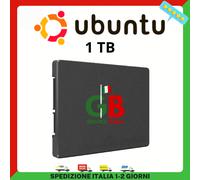 DISCO SSD HARD DISK DA PER PC FISSO COMPUTER PORTATILE CON UBUNTU PREINSTALLATO