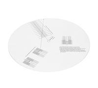 Disco Stroboscopico di Calibrazione Giradischi, Tachimetro Fono Giradischi, Disco Stroboscopio LP, Telemetro di Calibrazione, Calibrazione della Testina, 33/45/78 Giri/min per Giradischi in Vinile