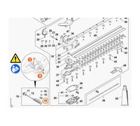 Disco tagliasiepi modelli HLA135 ORIGINALE STIHL 42436427801
