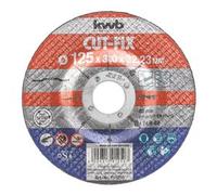 kwb Cut-Fix 791250 (125 x 22, a gomito, spessore 3,0 mm, per metallo e acciaio, per smerigliatrici angolari)
