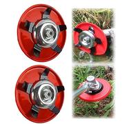 Disco universale per diserbo aggiornato 2025, testa di ricambio a una lama, piastra multifunzione per tagliare erbacce (2 pezzi)