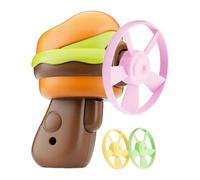 Disco Volante Divertente Piattello con Luminosa | Set di Disco Portatile da Lancio per Bimbi Ragazzi Ragazze da Interno Età 3 e oltre Bambini