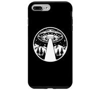 Disco Volante Retro Vintage Scifi Invasione Aliena Custodia per iPhone 7 Plus/8 Plus