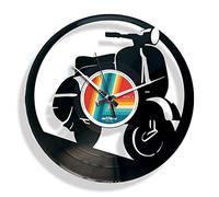 DISCOCLOCK - Orologio in vinile SILENZIOSO e PERSONALIZZABILE - 50 SPECIAL - IDEA REGALO OROLOGIO CON MOTORINO, SCOOTER