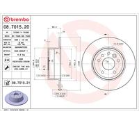 Brembo Disco Freno 08701520