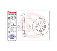 Discofreno 360406000400 MAGNETI MARELLI per PEUGEOT CITROËN FIAT LANCIA