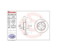 Discofreno 360406045200 MAGNETI MARELLI per VW SKODA
