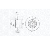 MAGNETI MARELLI 360406050801 Disco freno