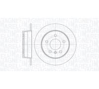 Discofreno 361302040113 MAGNETI MARELLI per MERCEDES-BENZ