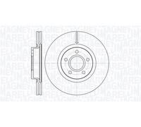 Magneti Marelli Disco freno 361302040134 - singolo anteriore ventilato