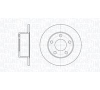 Discofreno 361302040161 MAGNETI MARELLI per AUDI VW SKODA
