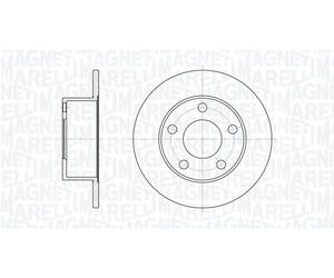 Discofreno 361302040161 MAGNETI MARELLI per AUDI VW SKODA