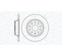 Magneti Marelli Disco freno posteriore 361302040195 - Coppia (2 pz)