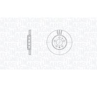 MAGNETI MARELLI disco freno 361302040220 ventilato diametro 256 spessore 22 mm 5 fori