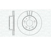 Magneti Marelli Disco Freno Fiat Ducato Maxi 1,8 T. Mbd0228