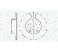 Magneti Marelli Disco Freno Fiat Ducato 1,0-1,4 T. Mbd0230
