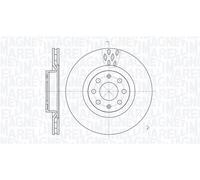 Magneti Marelli 55700922 Set Dischi di Freno, 2 Pezzi