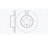Discofreno 361302040678 MAGNETI MARELLI per BMW
