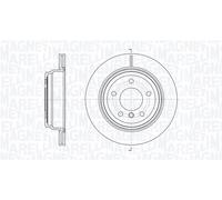 Discofreno 361302040686 MAGNETI MARELLI per BMW