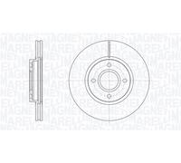 Discofreno 361302040785 MAGNETI MARELLI per FORD